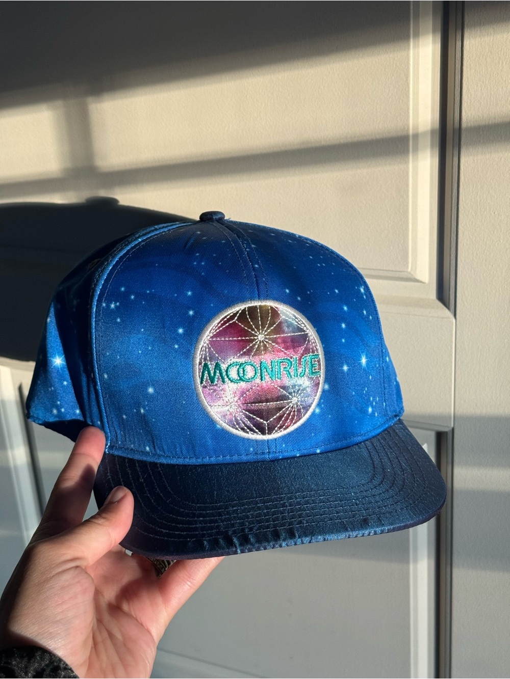 Moonrise Festival Galaxy Grassroots Blue Snapback Hat